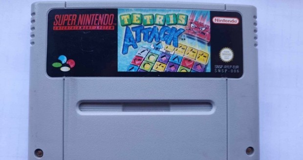 Tetris Attack - Super Nintendo SNES system.1992. Csak a jtk