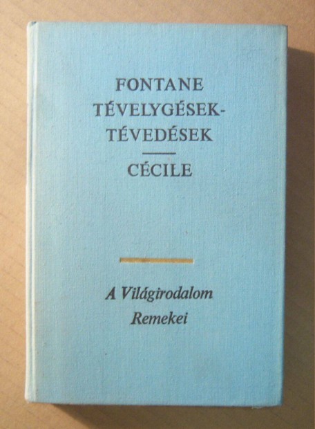 Tvelygsek-tvedsek / Ccile (Theodor Fontane) 1976 (8kp+tartalom)