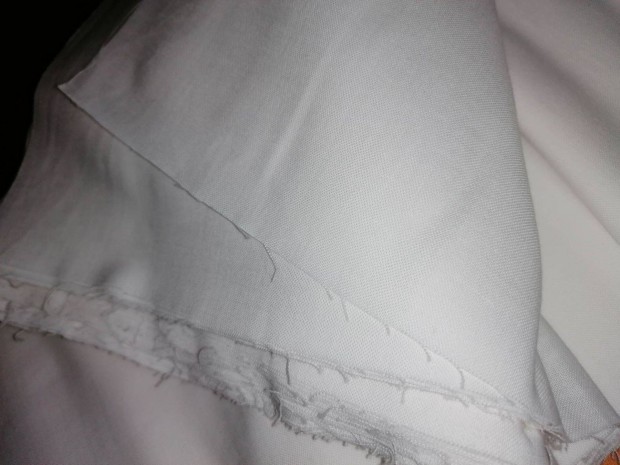 Textil - méteráru (vékony pamut) fehér 50 db