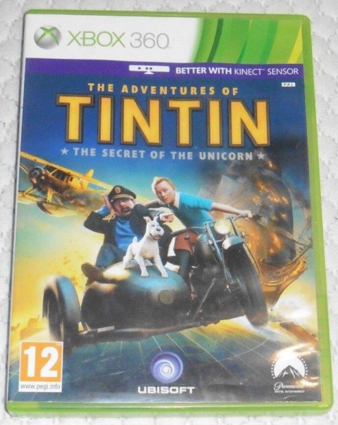 The Adventures Of Tintin (gyerekjtk) kinect re Gyri Xbox 360 Jtk