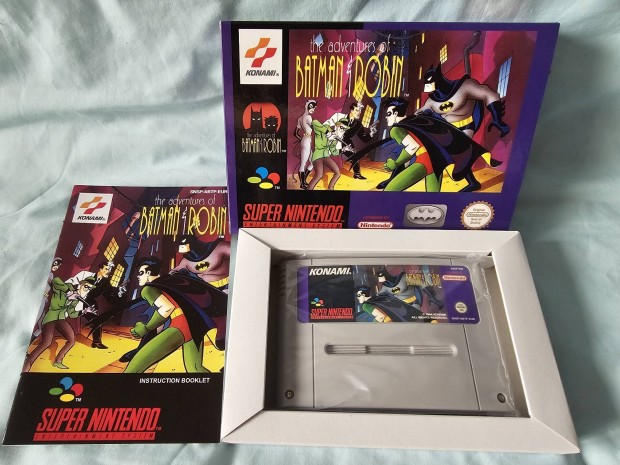 The Adventures of Batman and Robin Super Nintendo kazetta SNES