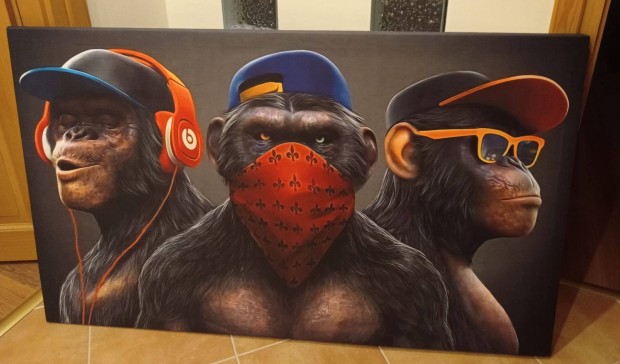 The Ape Gang vszon Graffiti Street Wall Art Print poszter 77x127cm