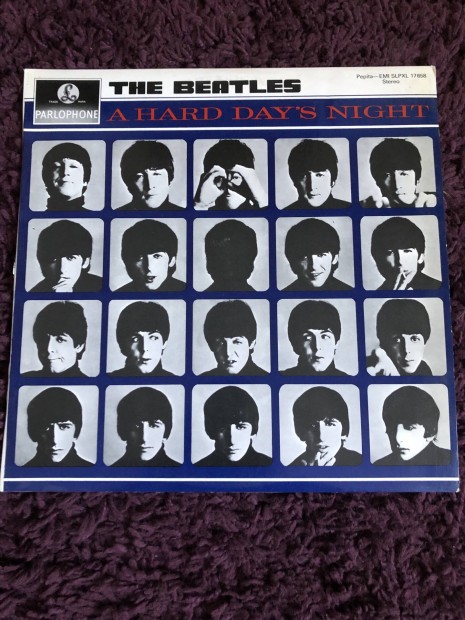 The Beatles A Hard Day's Night LP, bakelit lemez