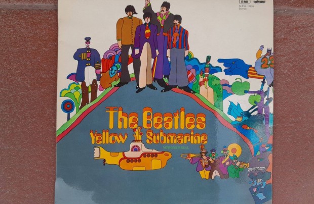 The Beatles:Yellow submarine vinyl LP, bakelit lemez