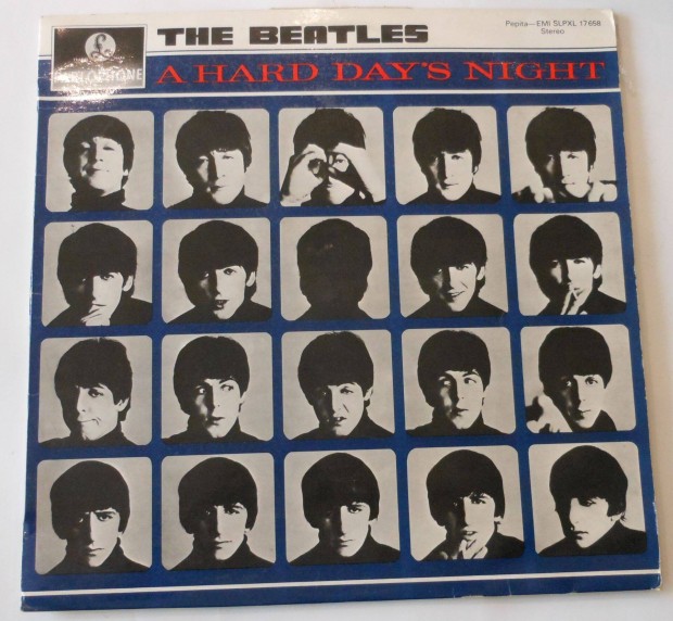 The Beatles: A hard day's night. LP. Magyar