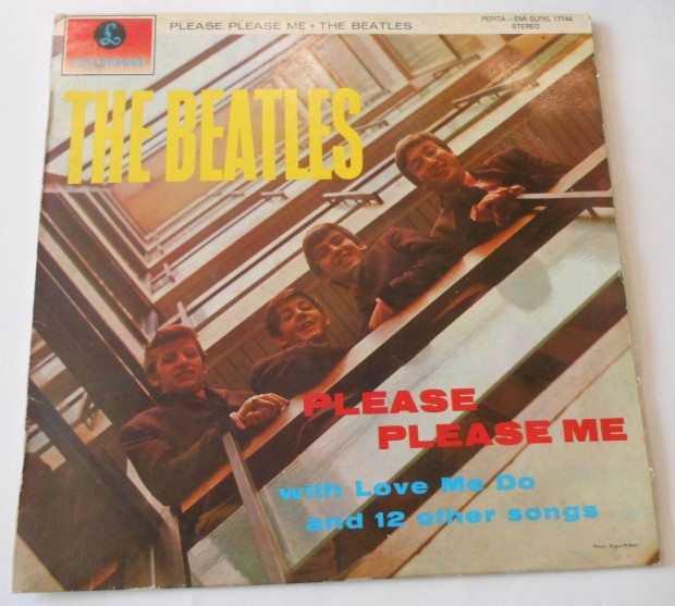 The Beatles: Please please me LP. Magyar