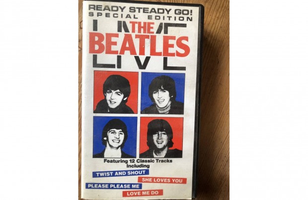 The Beatles live videkazetta ,eredeti Vhs 3500 Ft:Lenti