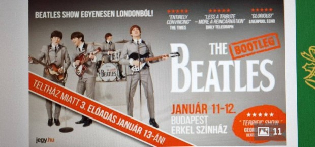 The Bootleg Beatles elads az Erkel sznhzban