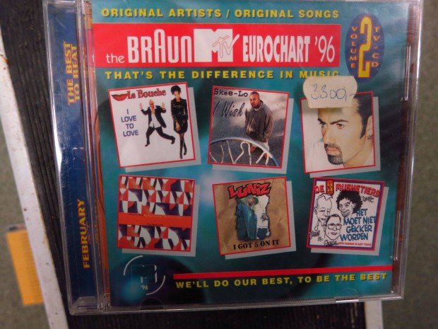 The Braun MTV Eurochart '96 Vol. 2 - February - CD lemez