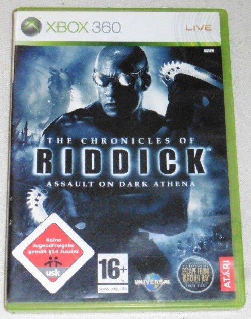 The Chronicles Of Riddick Gyri Xbox 360 Jtk akr flron