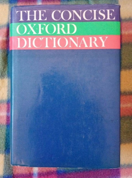 The Concise Oxford Dictionary Angol sztr