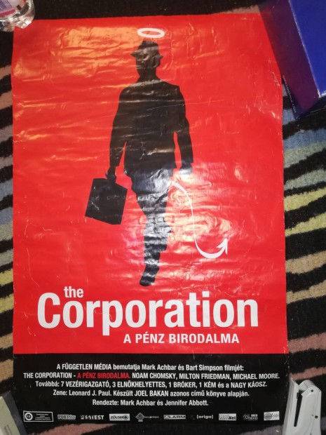 The Corporation. A Pnz birodalma. Magyar bemutatjnak plaktja