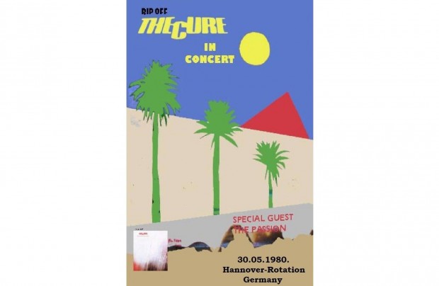 The Cure koncert poszterek