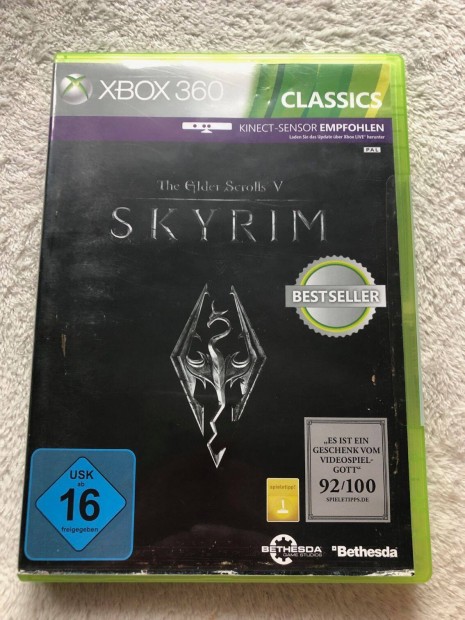 The Elder Scrolls V 5 Skyrim Xbox 360 jtk