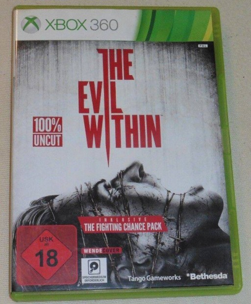The Evil Within (Zombis, Horror) Francia nyelven Gyri Xbox 360 Jtk