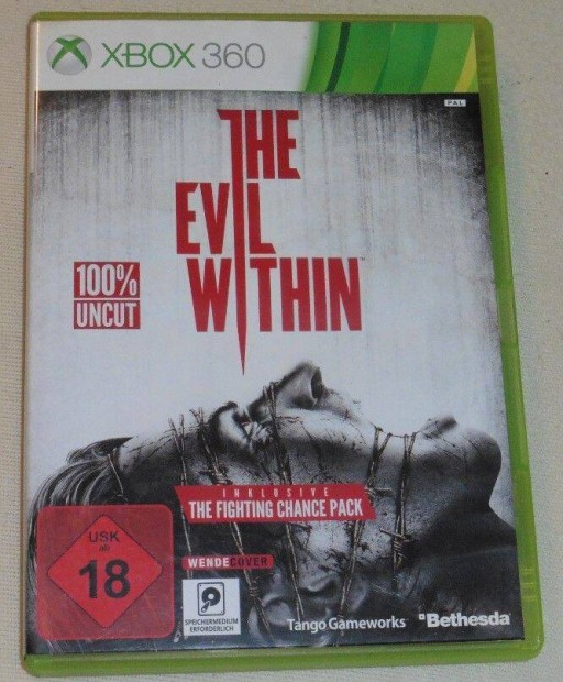 The Evil Within nmet, fra, spa, olasz nyelven Gyri Xbox 360 Jtk