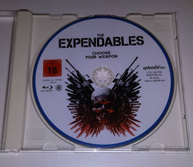 The Expendables - A felldozhatk Blu-ray Film - Angol!