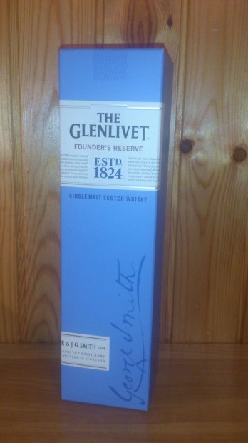 The Glenlivet Founders Reserve skt whisky doboz whiskey dszdoboz