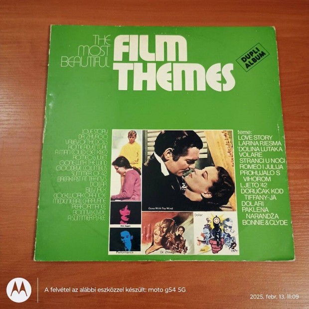 The Most Beautiful Film Themes; 2xlp, Vinyl