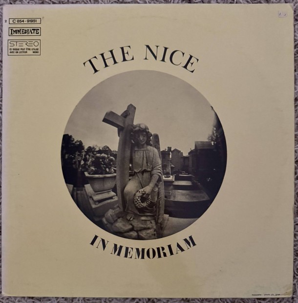 The Nice prog rock vinyl bakelit lemez