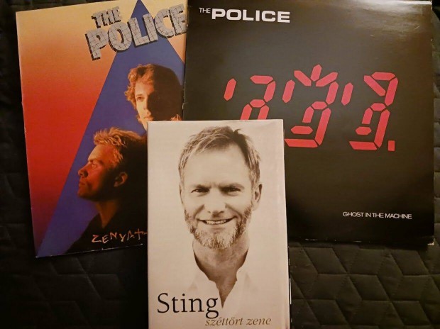 The Police 2db bakelit lemez+ Sting letrajz knyv