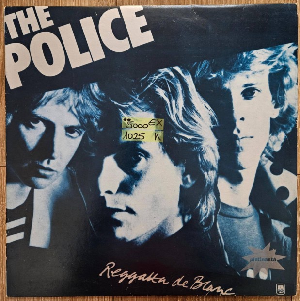 The Police Reggatta De Blanc bakelit lemez, hanglemez LP (1025)