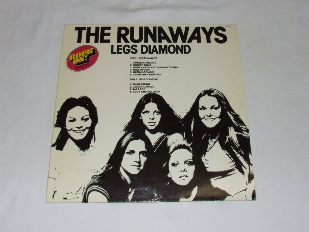 The Runaways / Legs Diamond - ritka svd nyoms hard rock bakelit LP