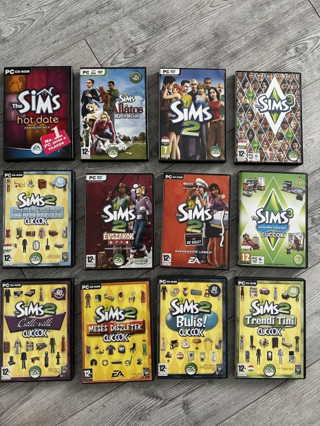 The SIMS Kiegészítő PC Játék (the sims 1, the sims 2, the sims 3)