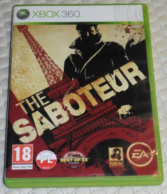 The Saboteur (II. Világháborús) Gyári Xbox 360 Játék Akár féláron