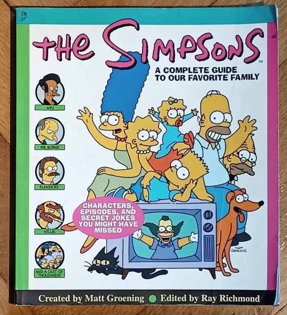 The Simpsons teljes tmutat a kedvenc csaldunkhoz knyv angol