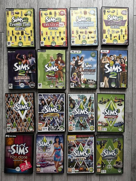 The Sims 1-2-3 kiegszt lemezek