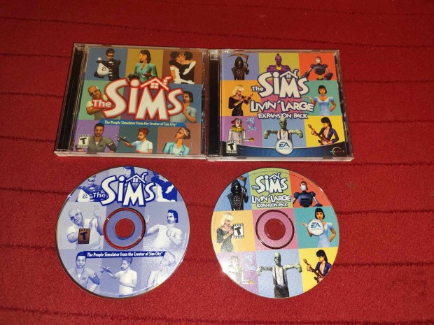 The Sims + Livin' Large Expansion Pack PC CD