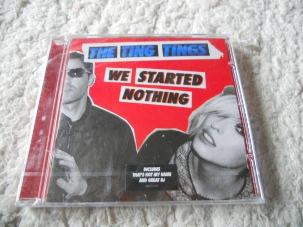 The Ting Tings : We started nothing CD ( j, Flis)