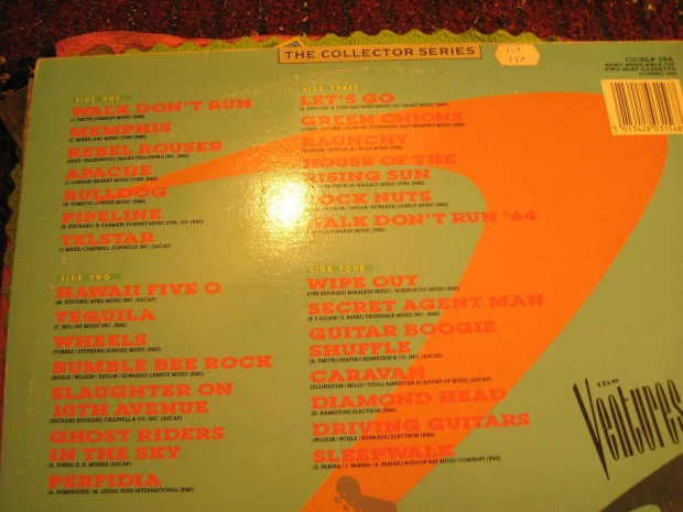 The Ventures bakelit LP lemez (collector edition)