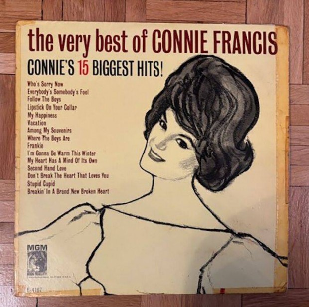 The Very Best of Connie Francis - bakelit nagylemez