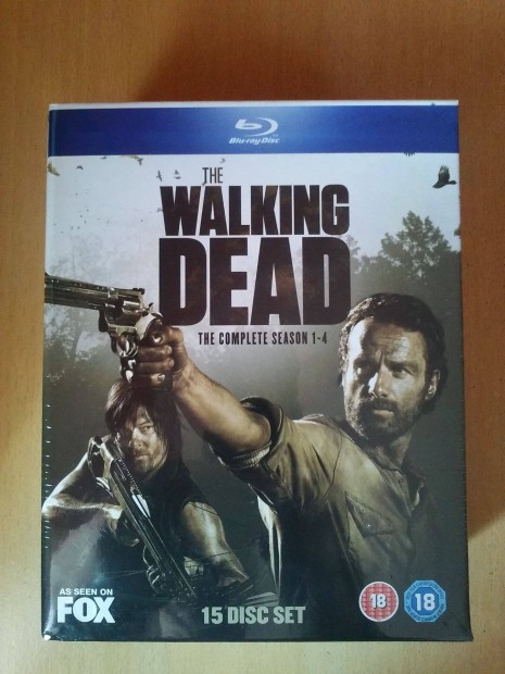 The Walking Dead 1-4 vad dszdobozos bontatlan blu-ray