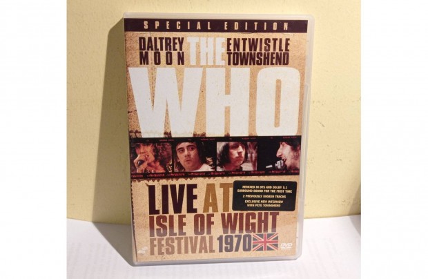 The Who Live At The Isle Of Wight Festival 1970, DVD