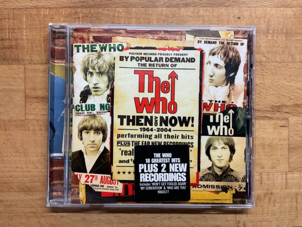 The Who - Then And Now, cd lemez
