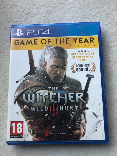 The Witcher 3 III Wild Hunt GOTY Ps4 Playstation 4 magyar feliratos