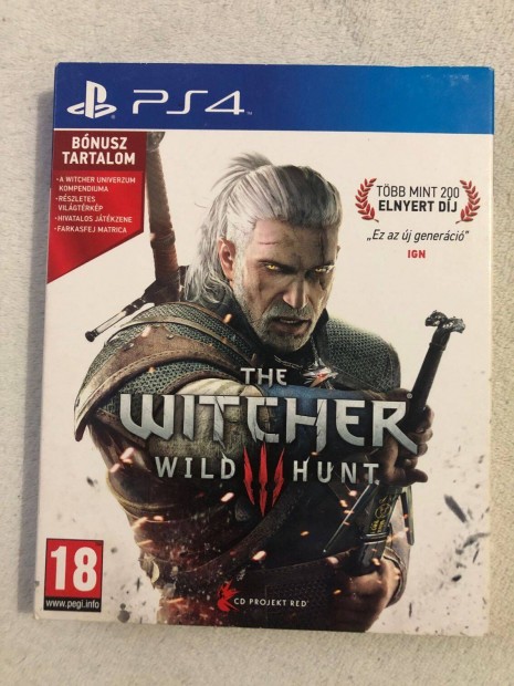 The Witcher 3 III Wild Hunt Ps4 Playstation 4 maygar feliratos