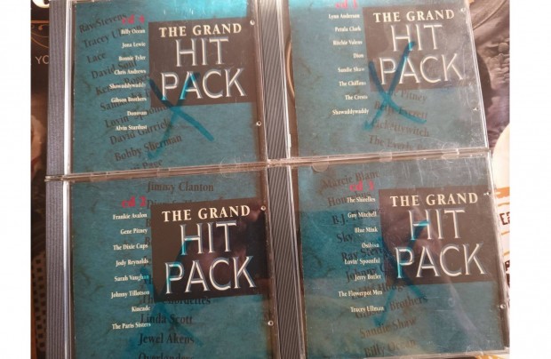 The grand hit pack CD lemez sorozat elad (4 db CD)