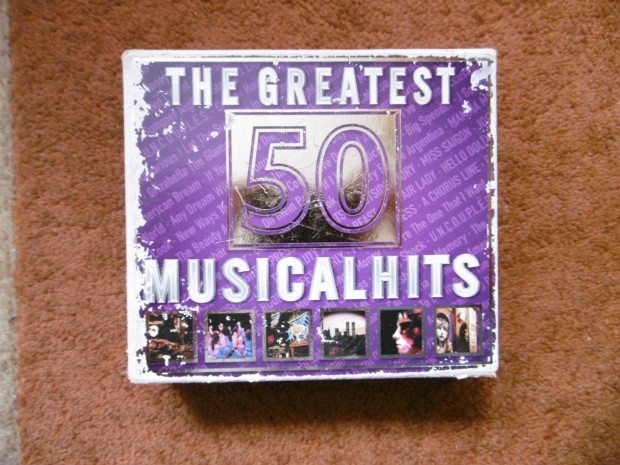 The greatest 50 musicalhits 3 db os cd gyjtemny