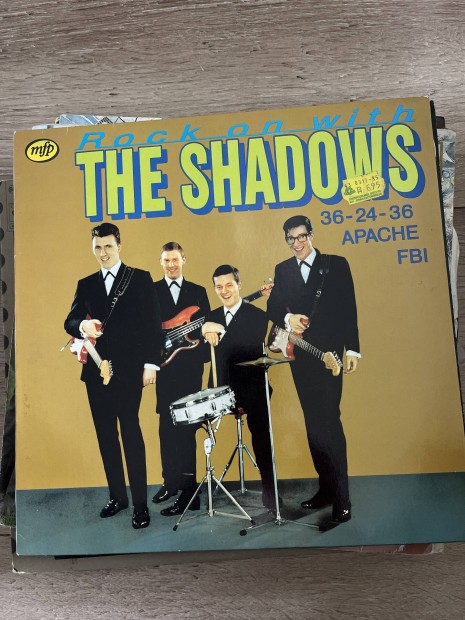 The shadows rock on bakelit vinyl