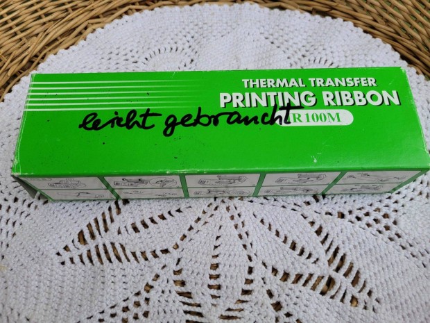 Thermal transfer printing ribbon IR100m htad szalag
