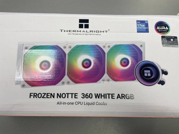 Thermalright Frozen Notte 360Argb vzts 6h jtllssal!