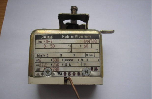 Thermosztt , Jumo EM-1 hfokszablyz , mkdik , hasznlt