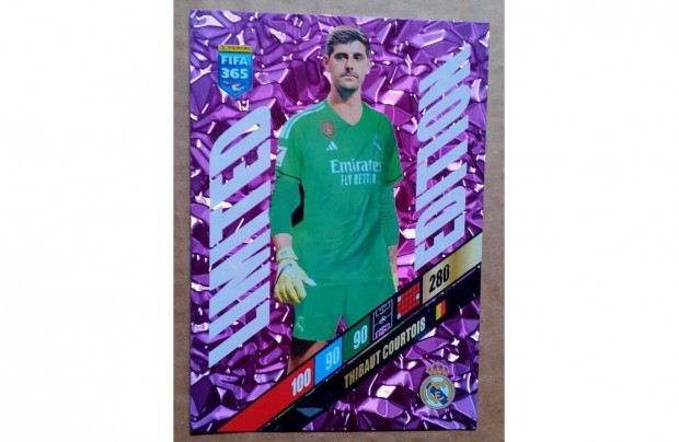 Thibaut Courtois Real Madrid XXL focis krtya Panini FIFA 365: 2024