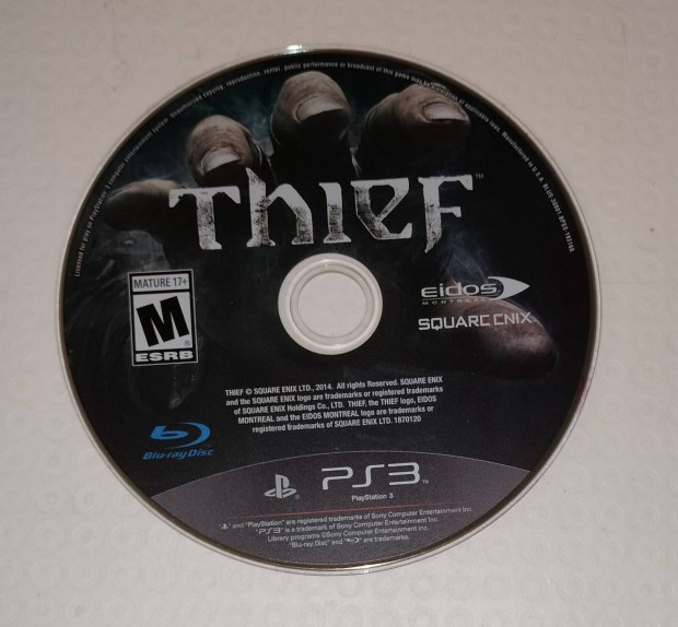 Thief PS3 jtk eredeti tok nlkl 