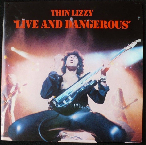 Thin Lizzy: Live and dangerous (holland nyom. album, 2 LP, EX állapot)