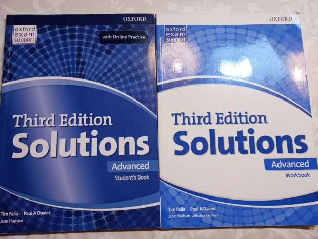 Third Edition Solutions Advanced tankönyv és munkafüzet